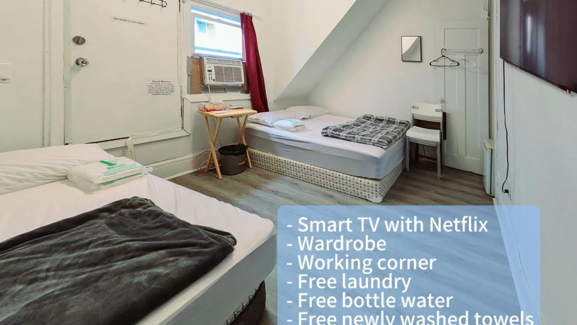 Quadruple Private Room With Netflix & Laundry, Balcony & Self Check-In Τορόντο Καναδάς